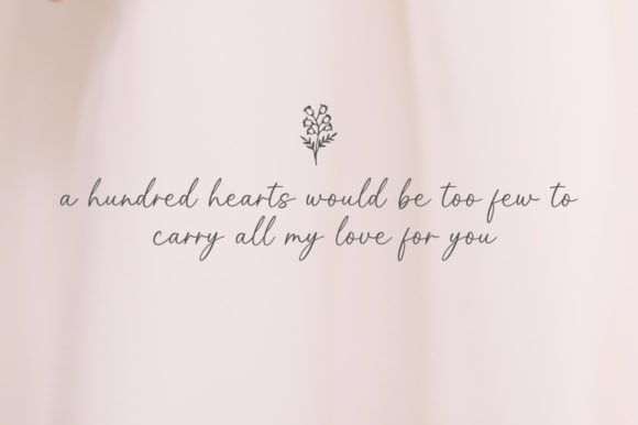 Baby Breath Font Poster 3