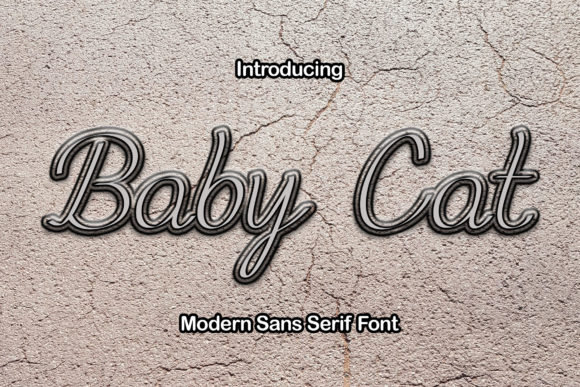 Baby Cat Font