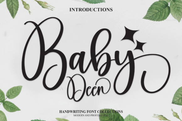 Baby Deer Font Poster 1