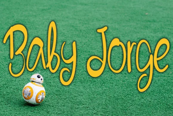 Baby Jorge Font Poster 1