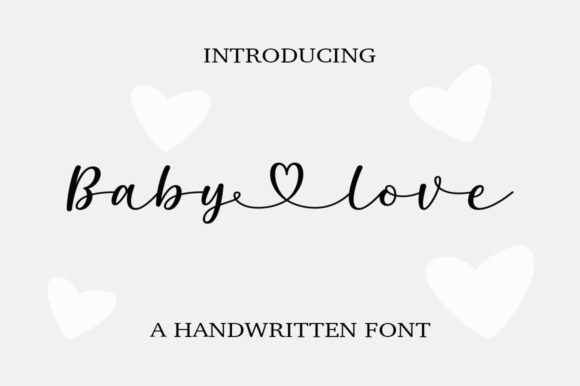 Baby Love Font Poster 1