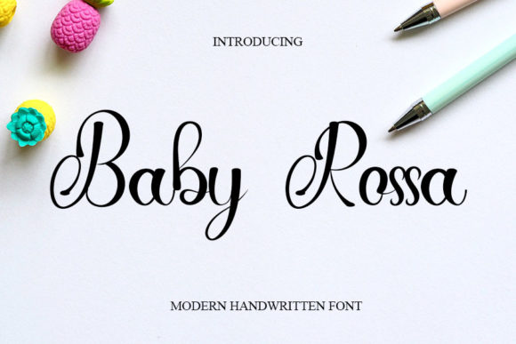Baby Rossa Font Poster 1