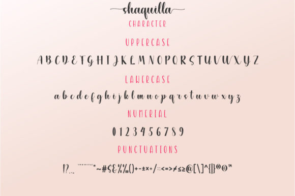 Baby Shaquilla Font Poster 6
