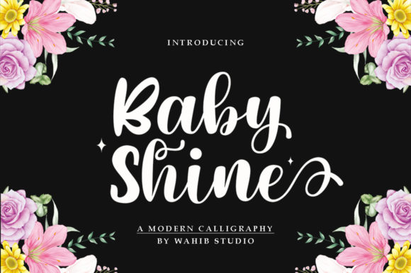 Baby Shine Font Poster 1