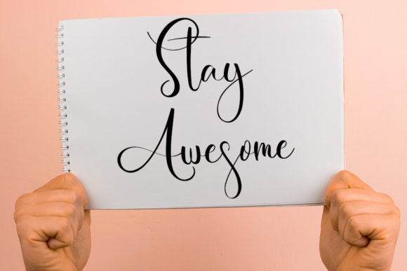 Baby Signature Font Poster 4