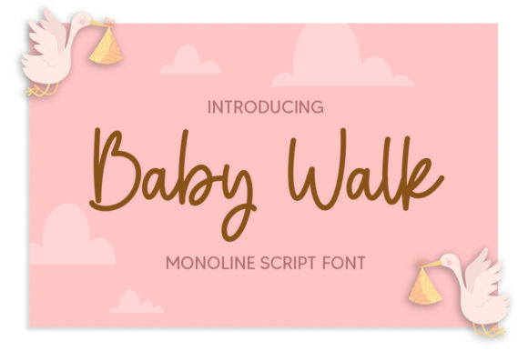 Baby Walk Font