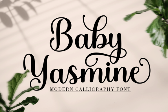 Baby Yasmine Script Font Poster 1