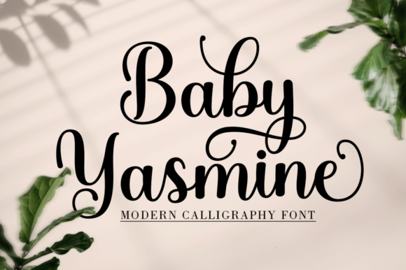Baby Yasmine Script Font Baby Yasmine Script Font Poster 1