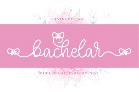 Bachelar Font Poster 1