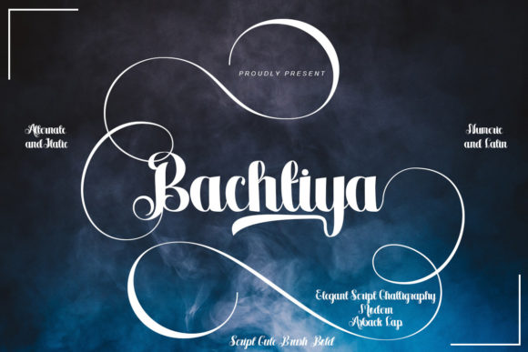 Bachtiya Font Poster 1