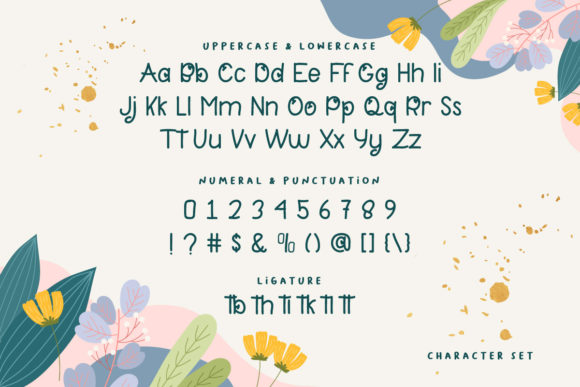 Back Green Font Poster 4