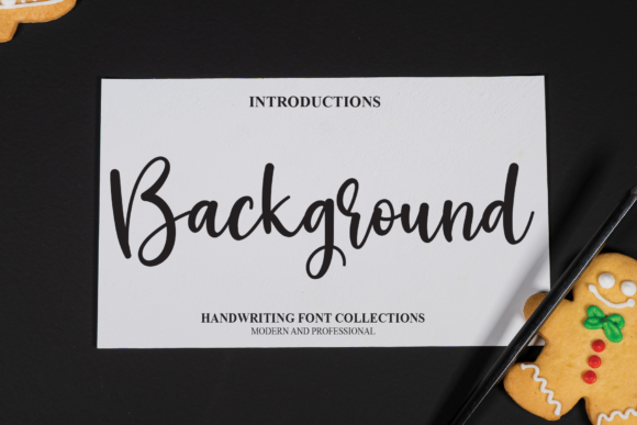 Background Font Poster 1