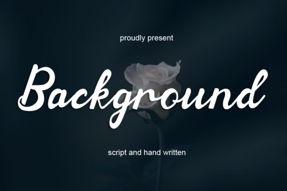 Background Font Poster 1