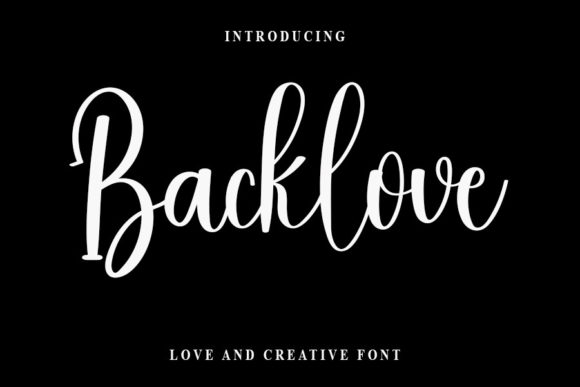 Backlove Font Poster 1