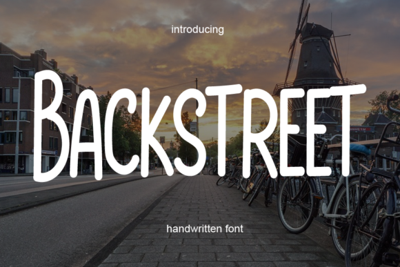 Backstreet Font Poster 1