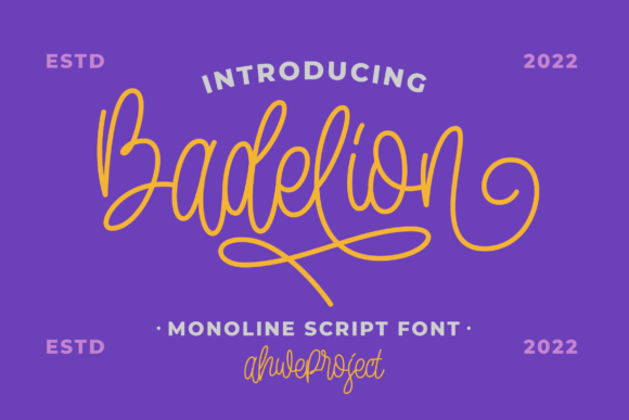 Badelion Font