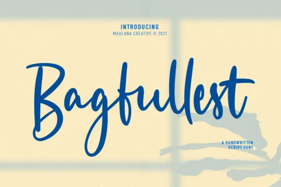 Bagfullest Font Bagfullest Font Poster 1