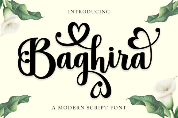 Baghira Font Poster 1