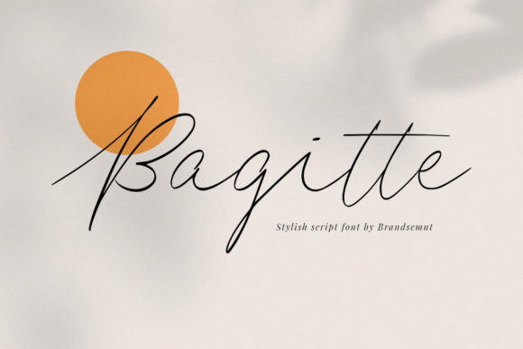 Bagitte Font Poster 1