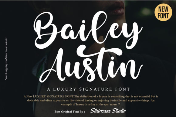 Bailey Austin Font Poster 1