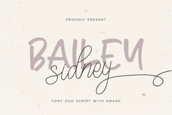Bailey Sidney Font Poster 1