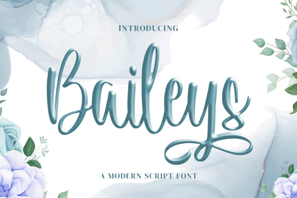 Baileys Font Poster 1