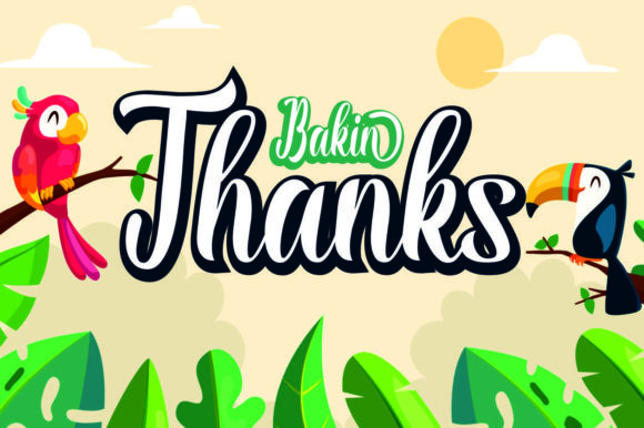 Bakin Font Poster 5