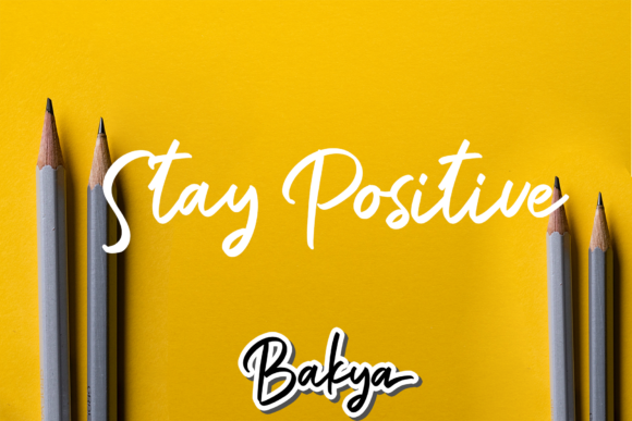 Bakya Font Poster 4