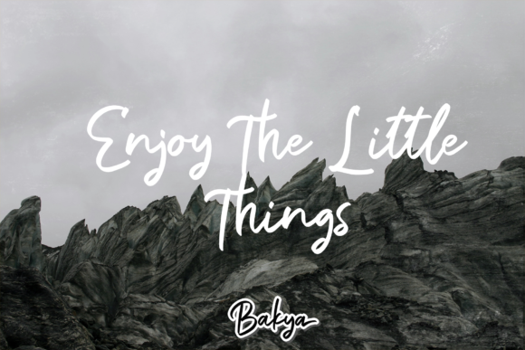 Bakya Font Poster 5