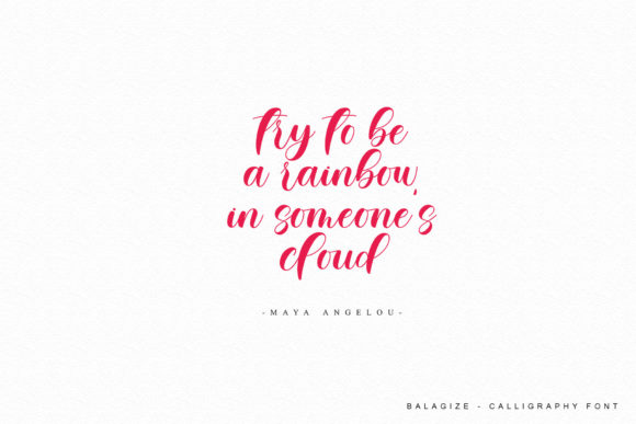 Balagize Font Poster 3