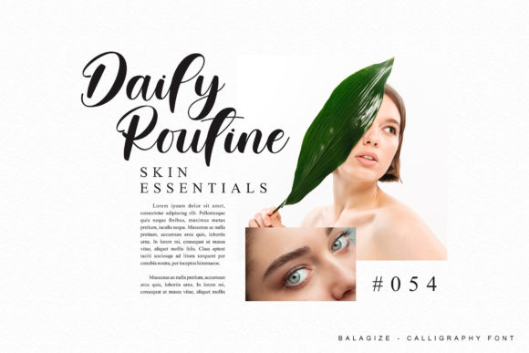 Balagize Font Poster 4