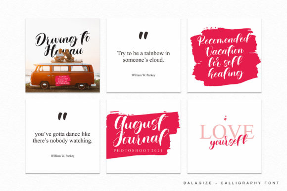Balagize Font Poster 5