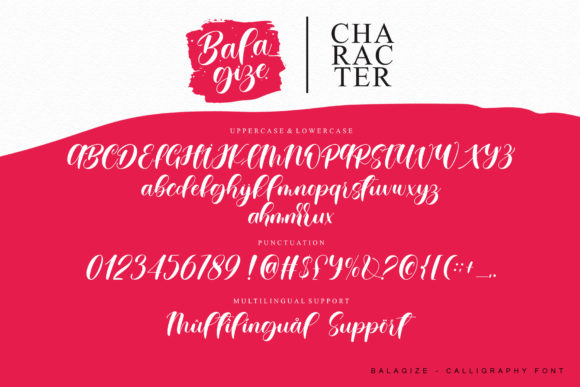 Balagize Font Poster 8