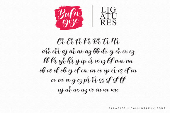 Balagize Font Poster 9