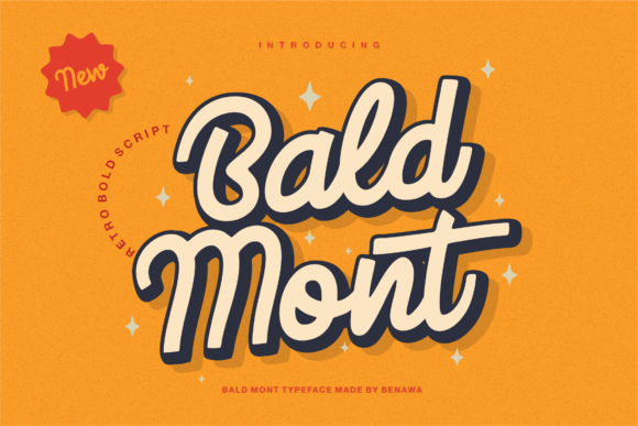 Bald Mont Font Poster 1