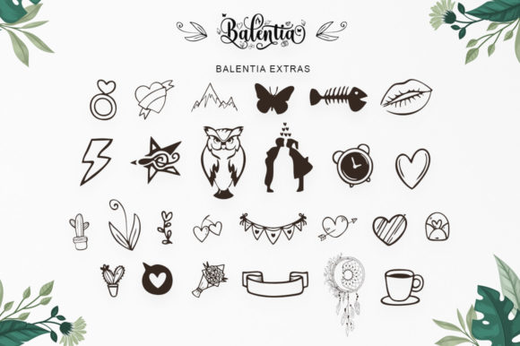 Balentia Font Poster 10