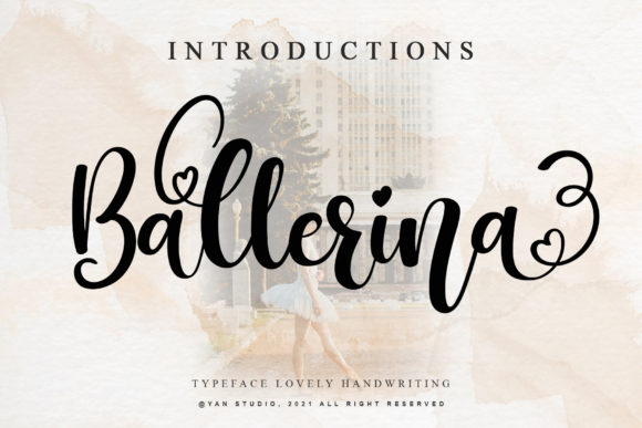 Ballerina Font Poster 1