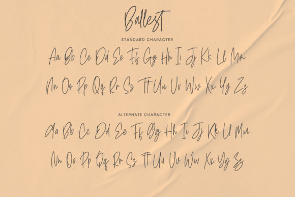 Ballest Font Poster 7
