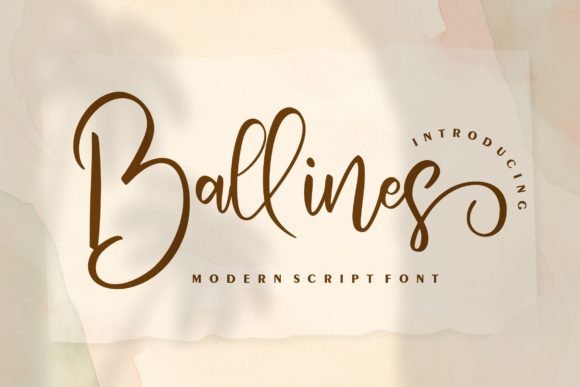 Ballines Font Poster 1