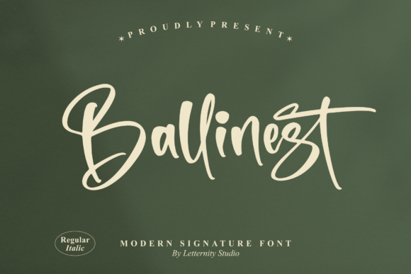Ballinest Font Poster 1