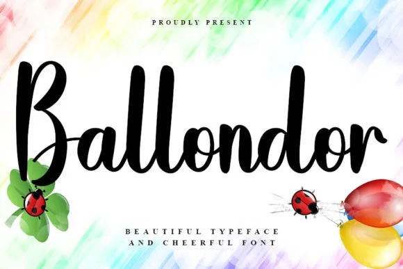 Ballondor Font Ballondor Font Poster 1