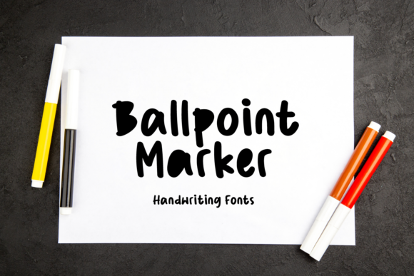 Ballpoint Marker Font