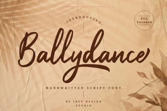 Ballydance Font Ballydance Font Poster 1