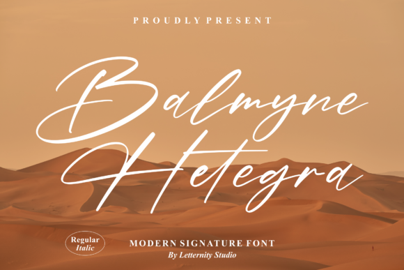 Balmyne Hetegra Font Poster 1