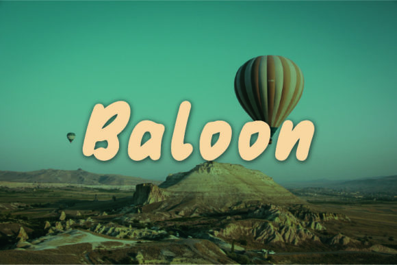 Baloon Font