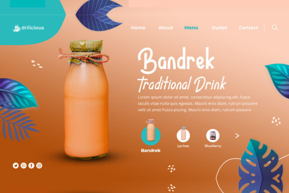 Bandrek Font Poster 3
