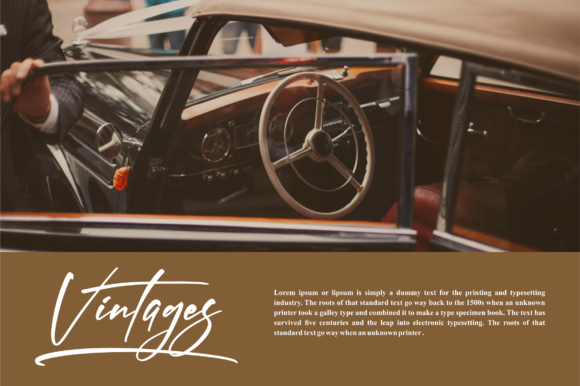 Banetigra Font Poster 3