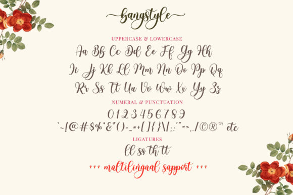 Bangstyle Font Poster 8