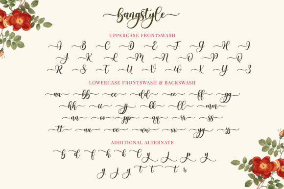 Bangstyle Font Poster 9