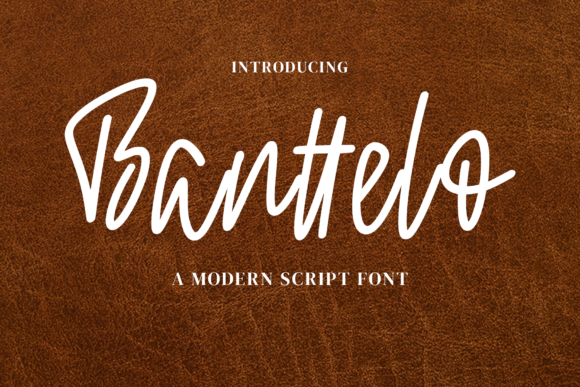 Bantello Font Poster 1